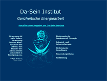Tablet Screenshot of da-sein-institut.ch